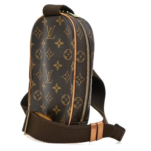 LOUIS VUITTON Pochette Gange Shoulder Bag Monogram Brown Spain - Picture 5 of 16